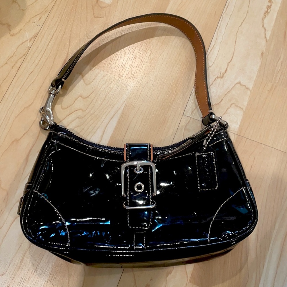 Patent Leather Coach Bag